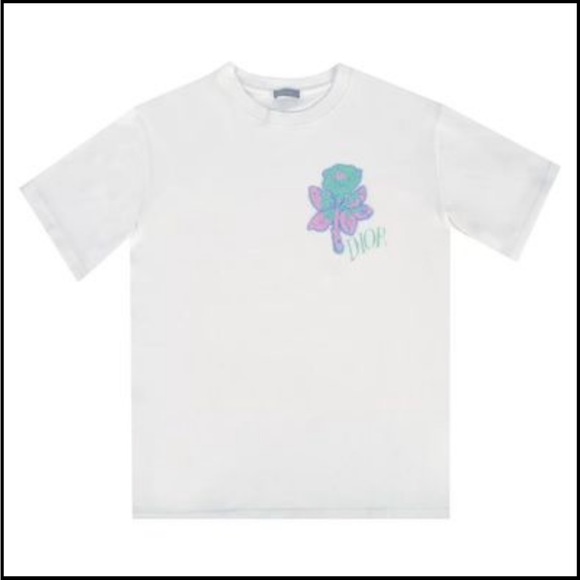 DIOR MEN’s T-Shirt - Foxton Rose - Size M - Picture 2 of 4